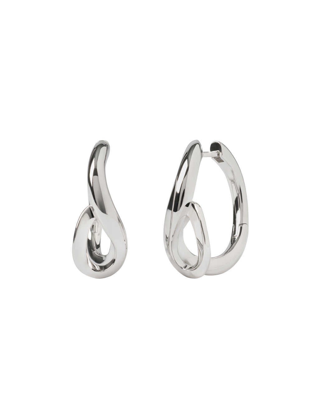PDPAOLA Brise Mini Hoops Silver
