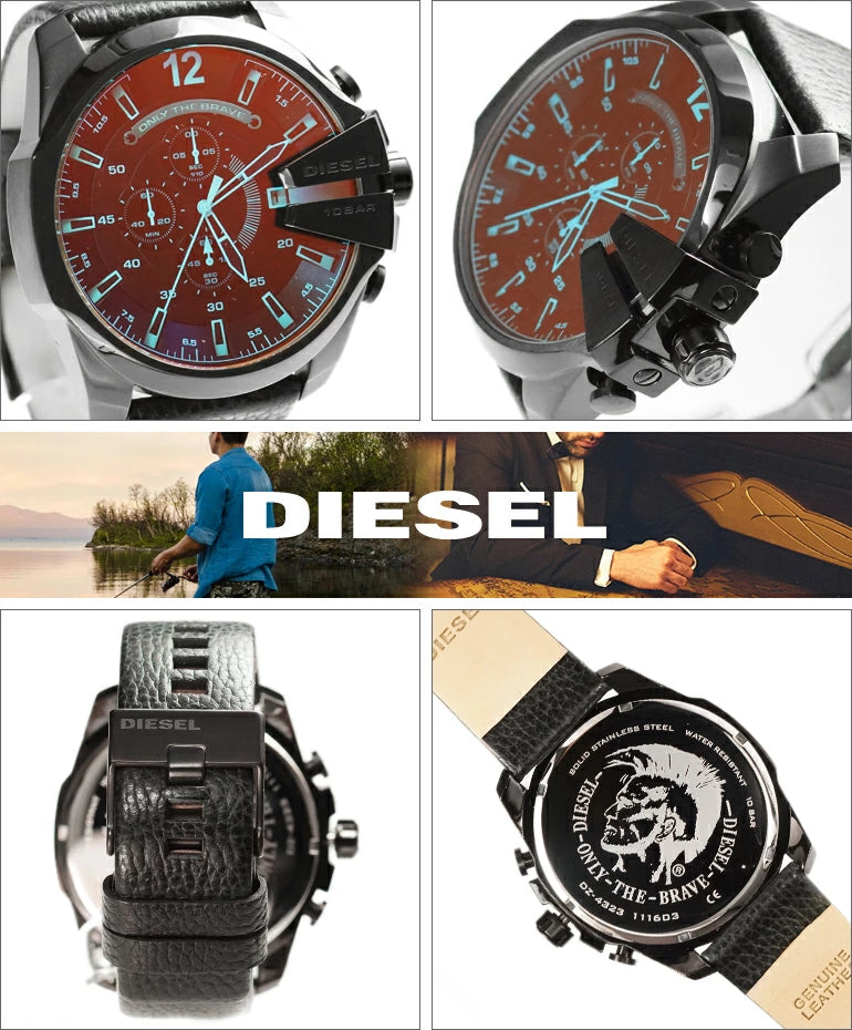 DIESEL DZ4323 Men&#39;s MEGA CHIEF Mega Chief Chronograph