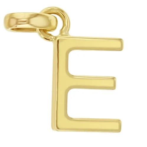 9KY GOLD Alphabet Initial Charm