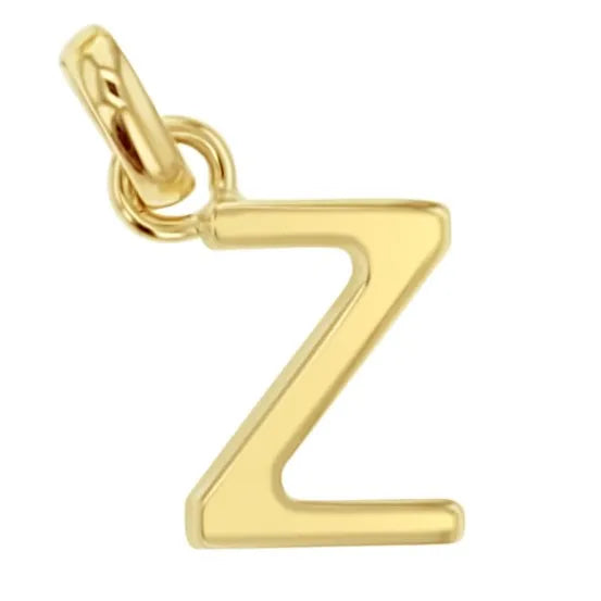9KY GOLD Alphabet Initial Charm