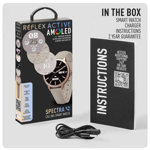 Reflex Active SPECTRA 300 R - Amoled, Gold Case & Silicone Strap