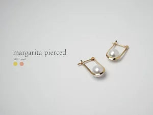 18K Yellow Gold Margarita Akoya Pearl Earrings