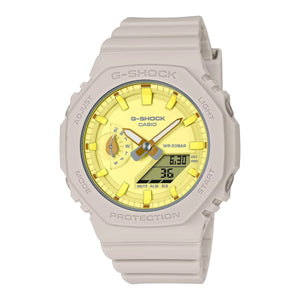 CASIO G-Shock Mid DUO Yellow Cream GMAS2100NC-4A