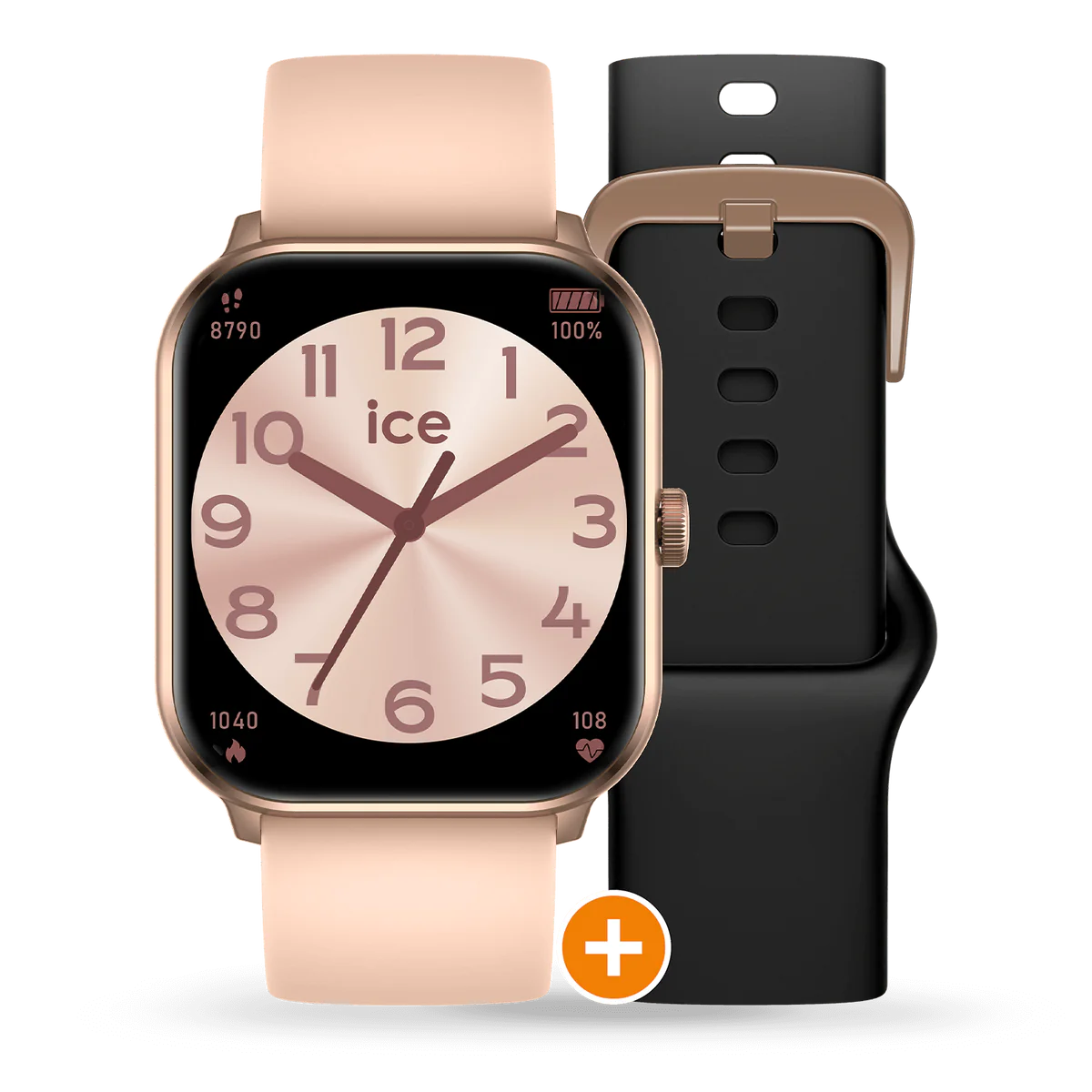 ICE smart one - Rose-Gold Nude Black 022250