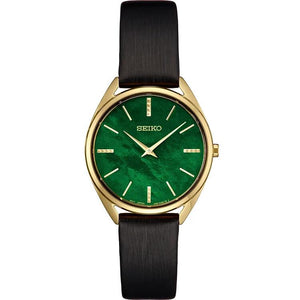 SEIKO Classic Green Ladies Quartz Watch SWR080P1