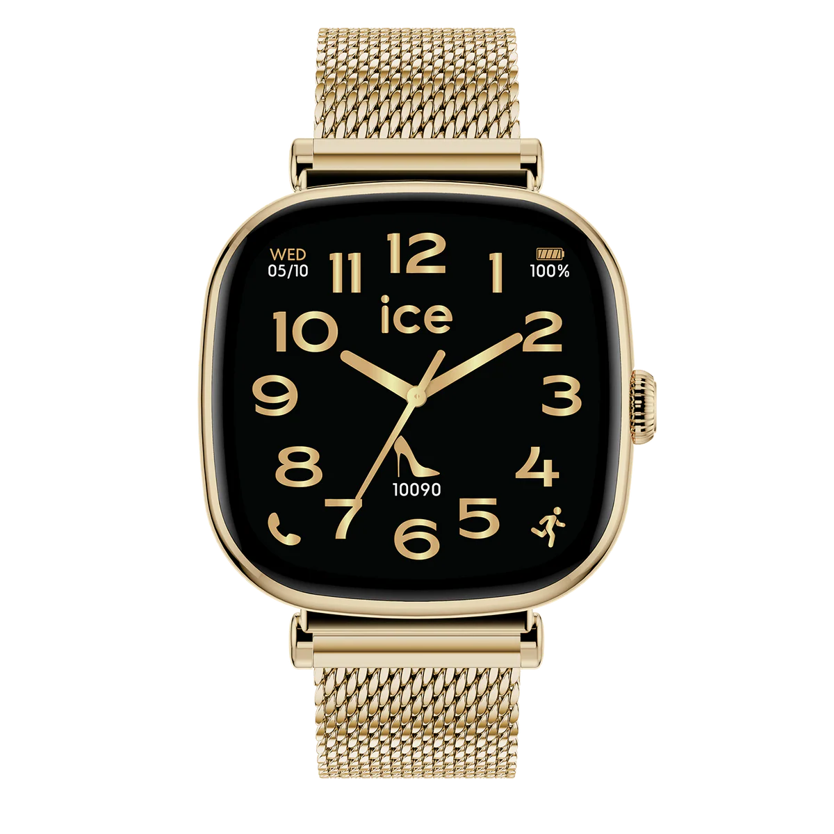 ICE smart SQ 2.0 square 1.70 Gold Milanese
