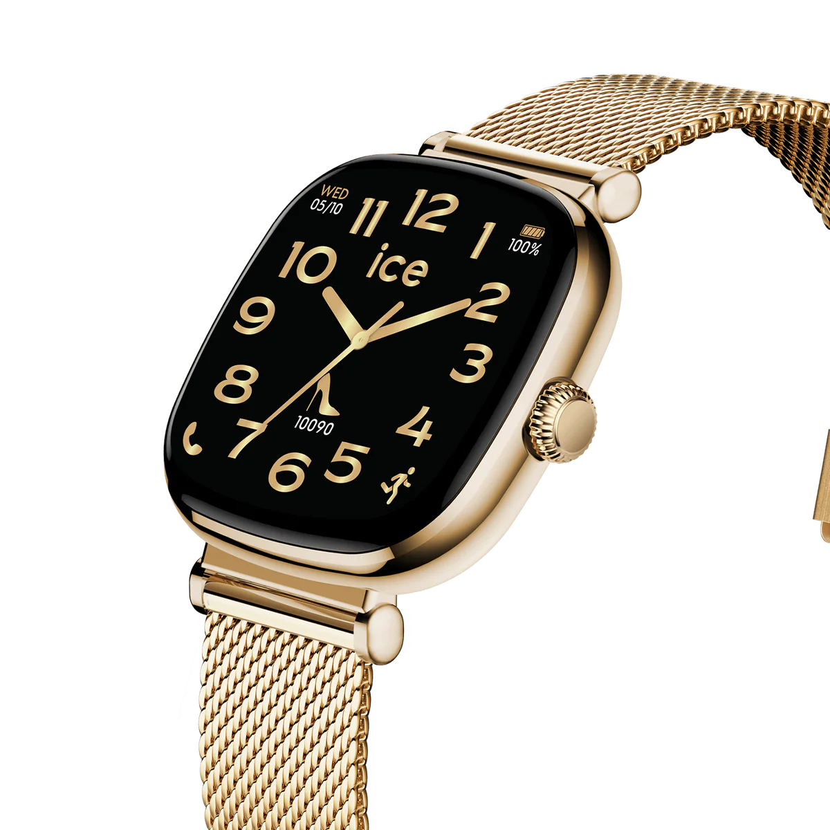 ICE smart SQ 2.0 square 1.70 Gold Milanese