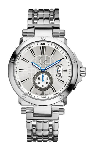 GC Men&#39;s SILVER BRACELET WATCH X65001G1S