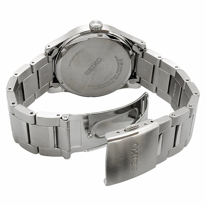 SEIKO Quartz Sapphire 100M Simple Men's Dark Grey SUR569P1