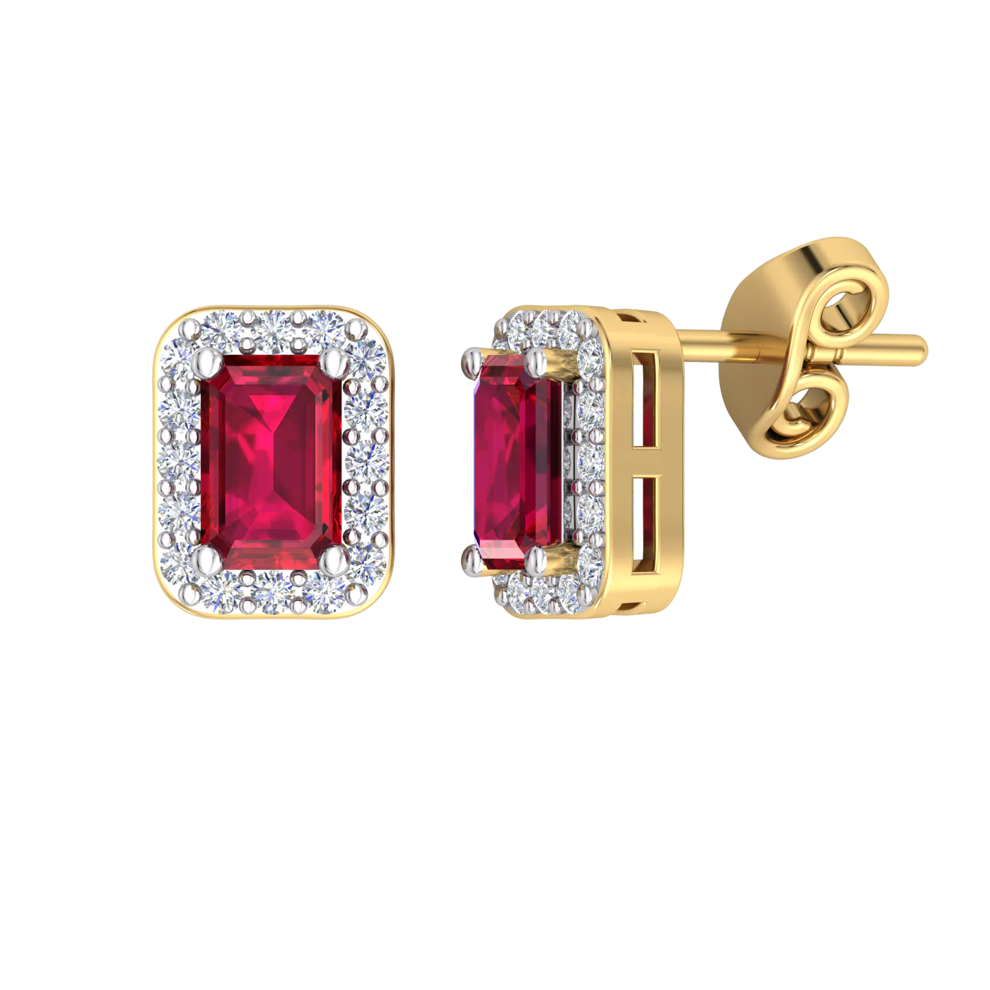 Ruby 2025 earrings sale