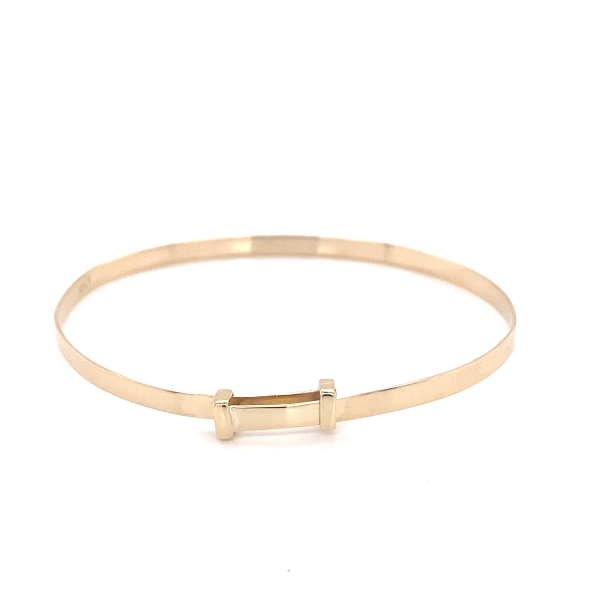 9CT Yellow Gold Adjustable Baby Bangle 2.5mm