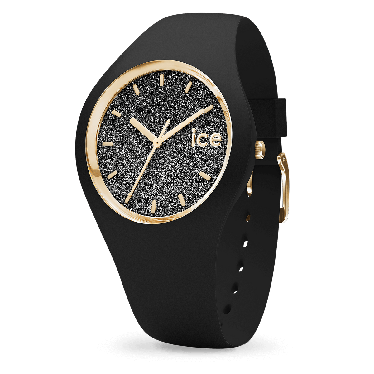 ICE glitter - Black 40mm 001356