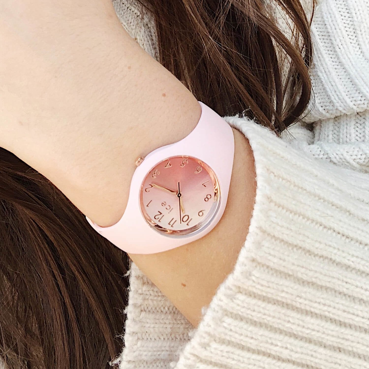 ICE Sunset Pink Rose Gold Case 34mm (S) 015742
