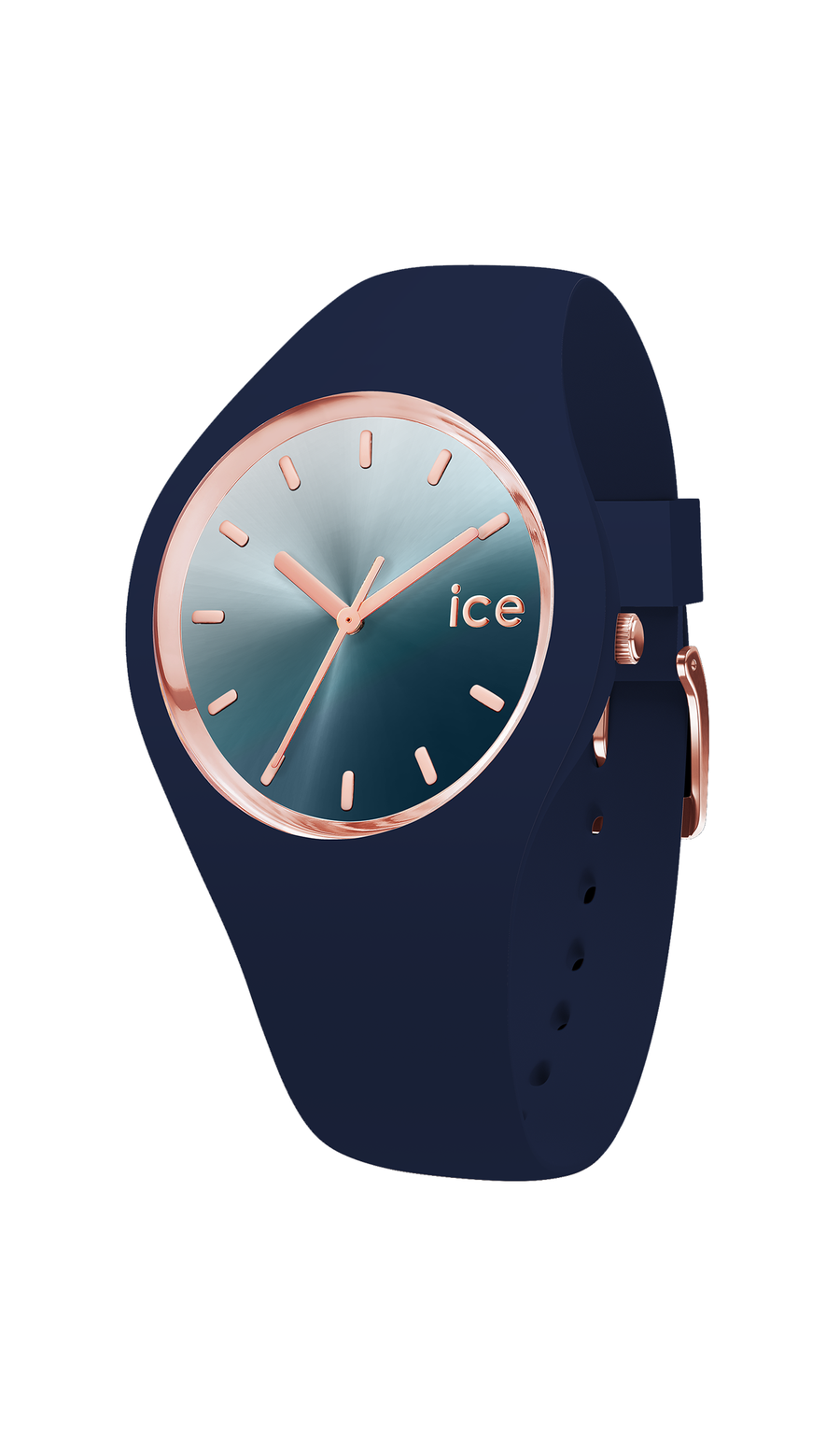 ICE sunset collection rose gold case - Blue - Medium 40mm