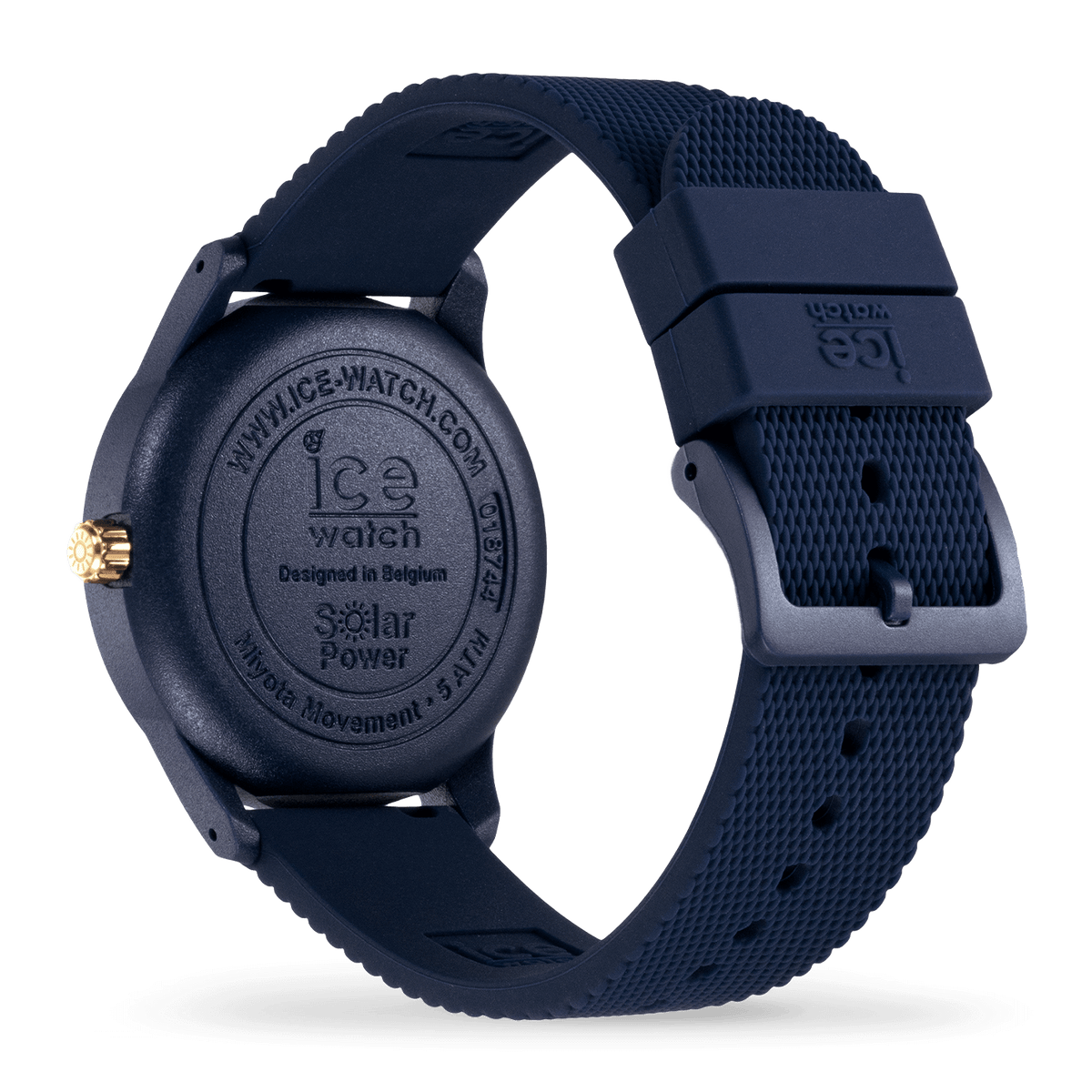 ICE Solar Power Navy Gold Medium 3H 40mm 018744
