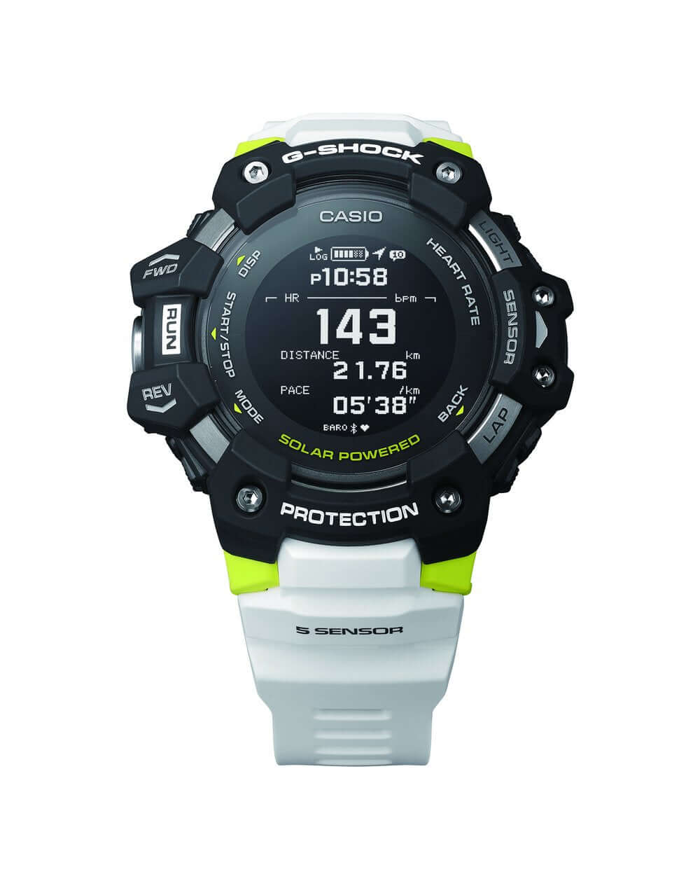CASIO G-Shock G-Squad Heart Rate Monitor/GPS Digital Watch GBDH1000-1A7
