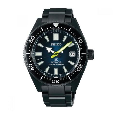 SEIKO Prospex Diver Scuba Automatic Black Steel Japan Made SBDC085J