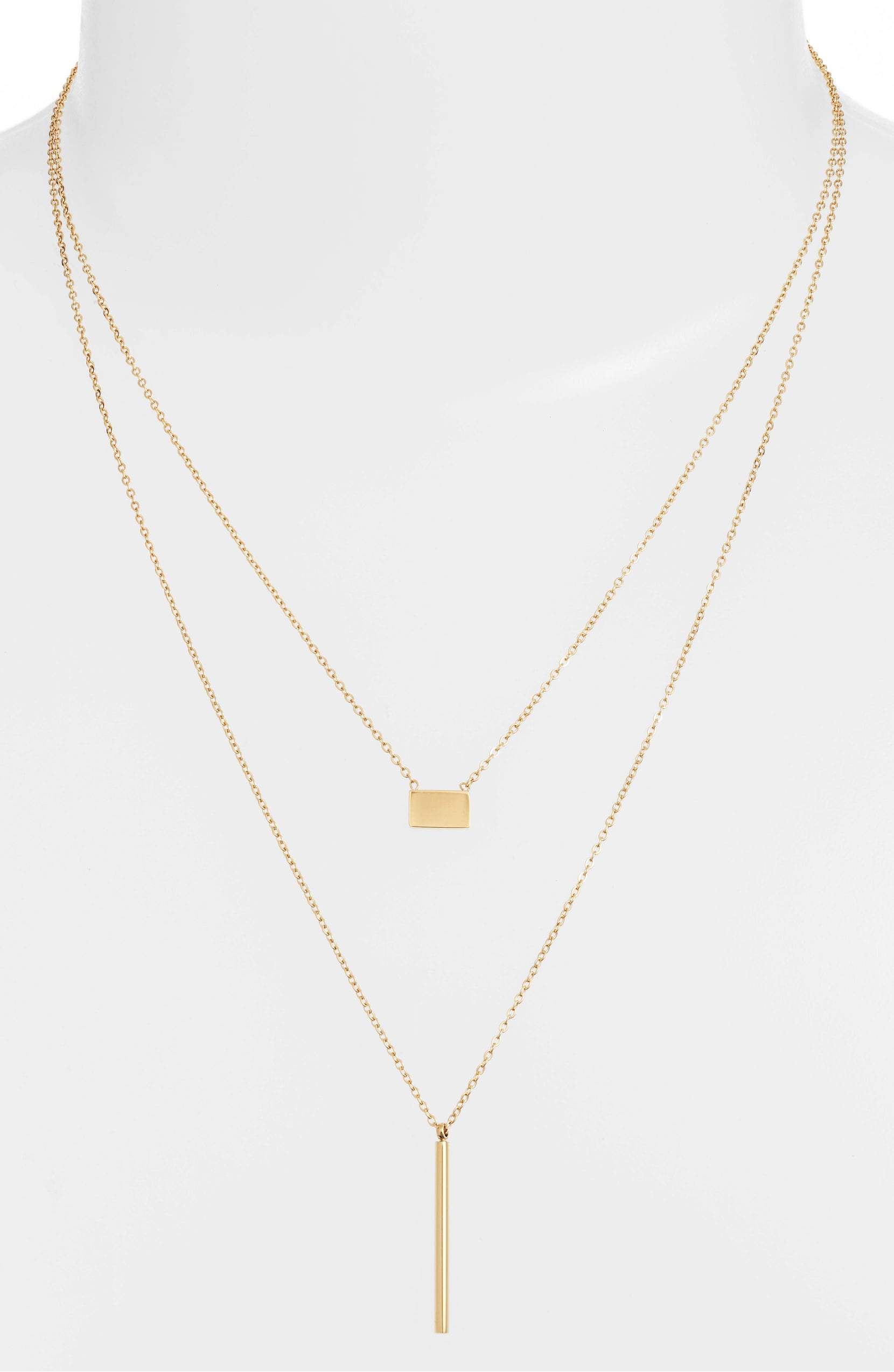 Double Strand Necklace - Gold