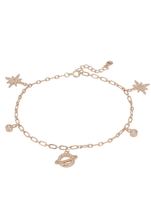 Galactic Anklet Rosegold