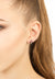 North Star Rainbow Stud Earrings Rosegold