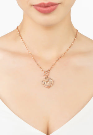 Godiva Necklace Rosegold