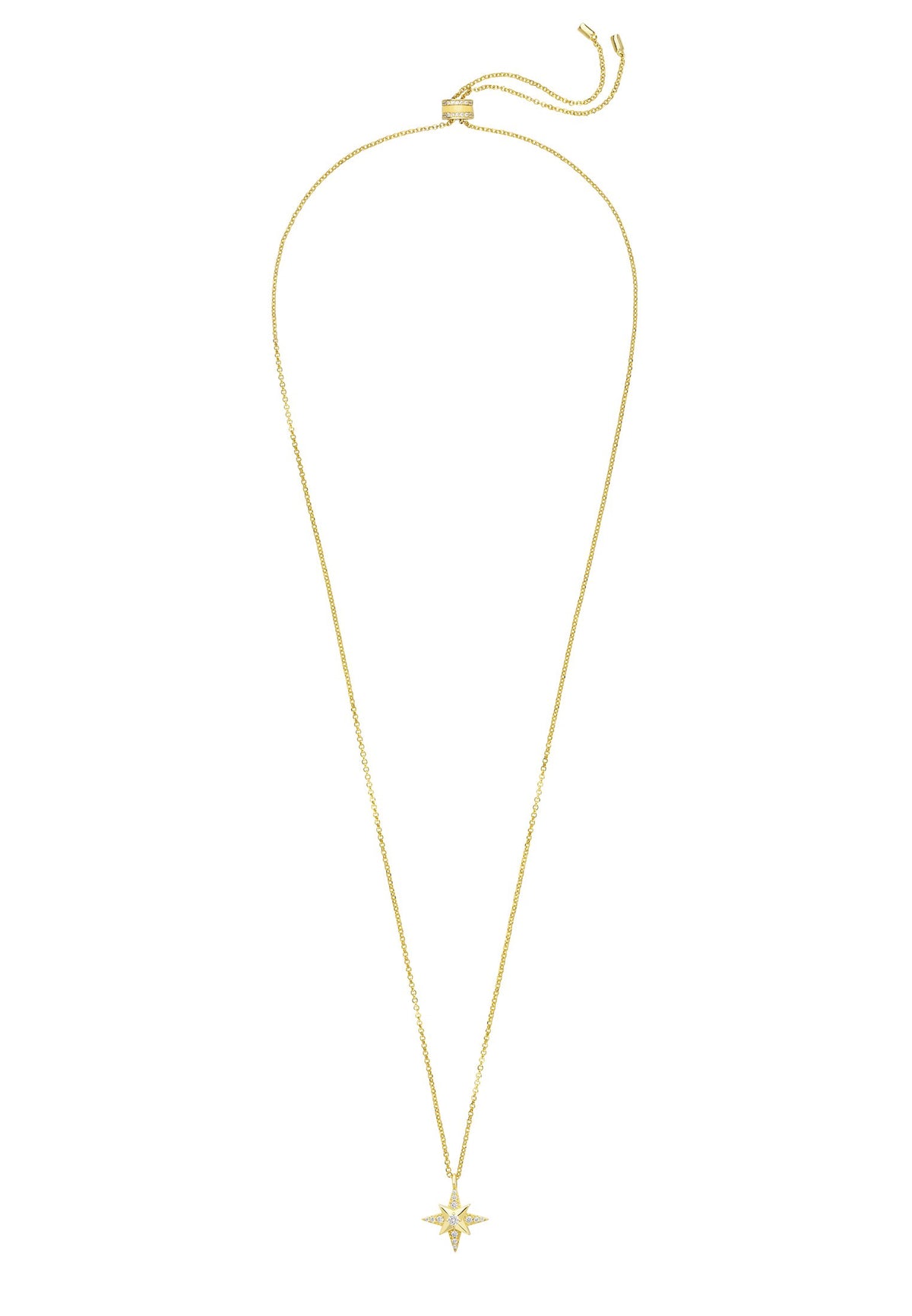 Polaris Starburst Necklace Gold