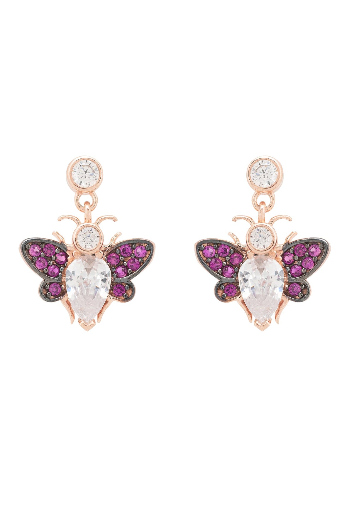 Bumble Bee Earring Rosegold