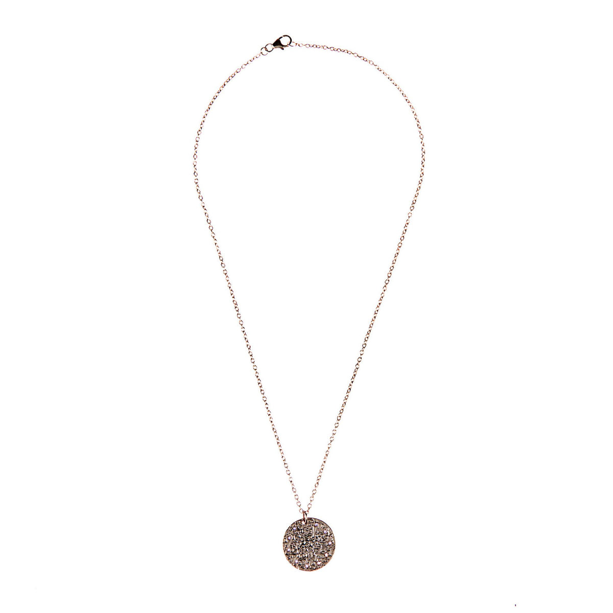 Full Moon Necklace - White Topaz