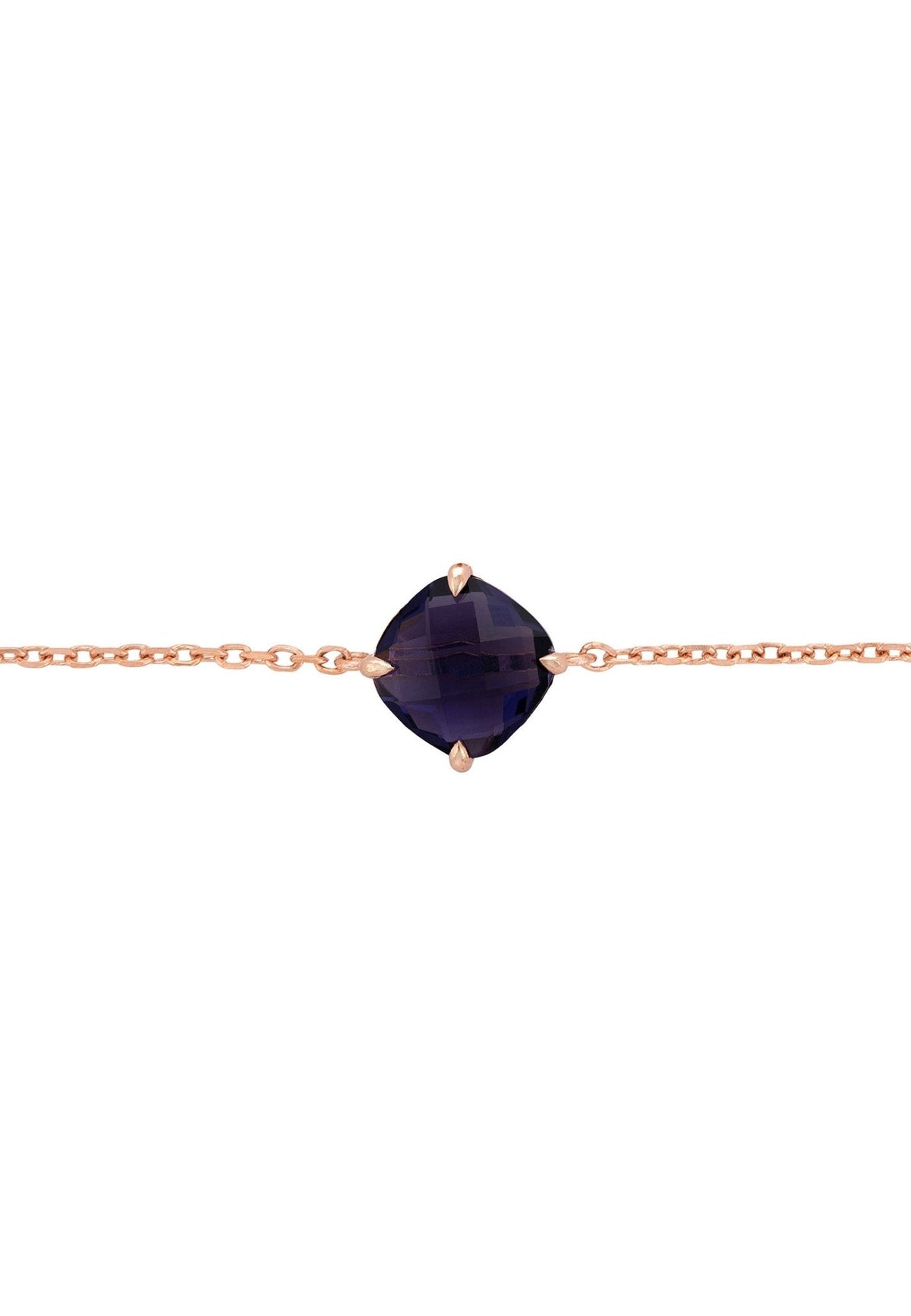 Empress Gemstone Bracelet Rosegold Amethyst
