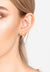 Petite Stud Earring Gold White Pearl