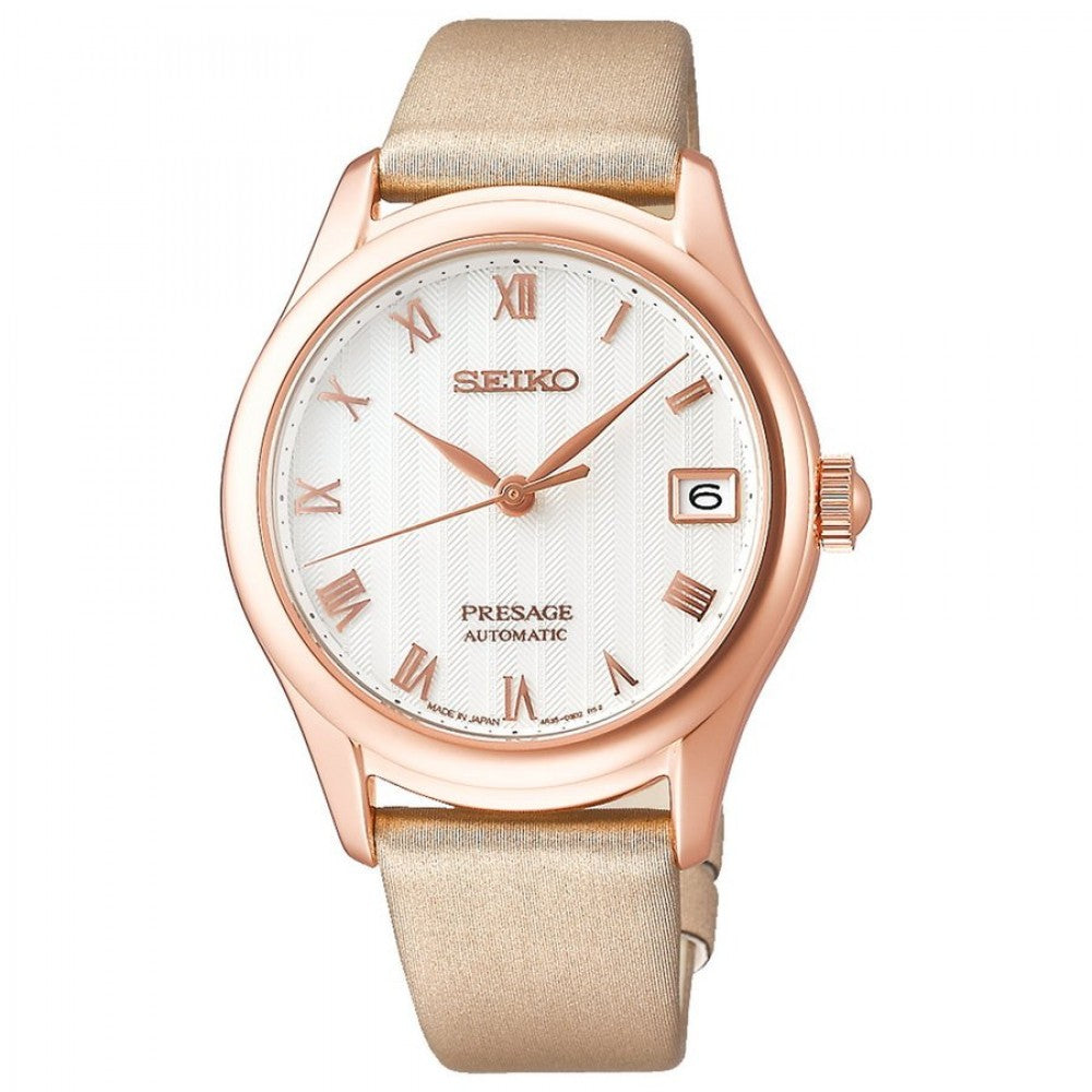 SEIKO Presage Ladies Gold Case Autoamtic SRRY048