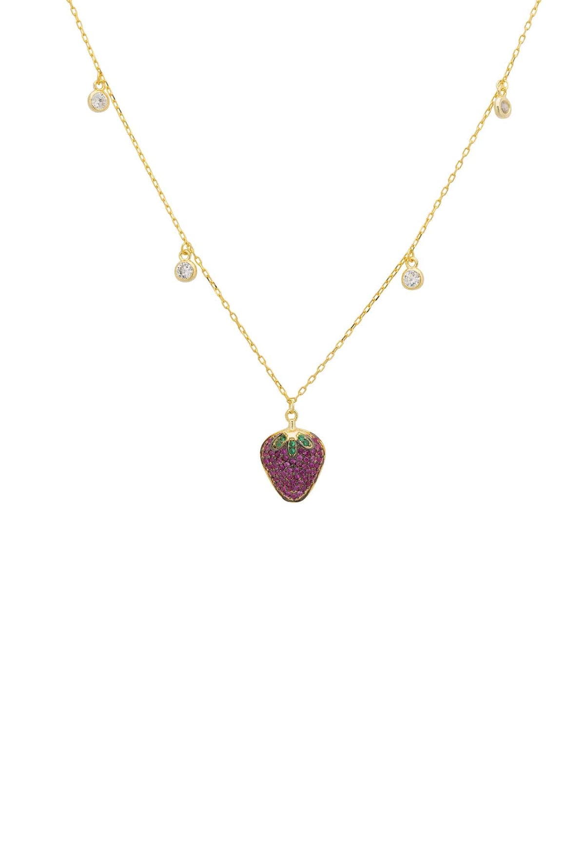 Strawberry Fields Choker Necklace Gold