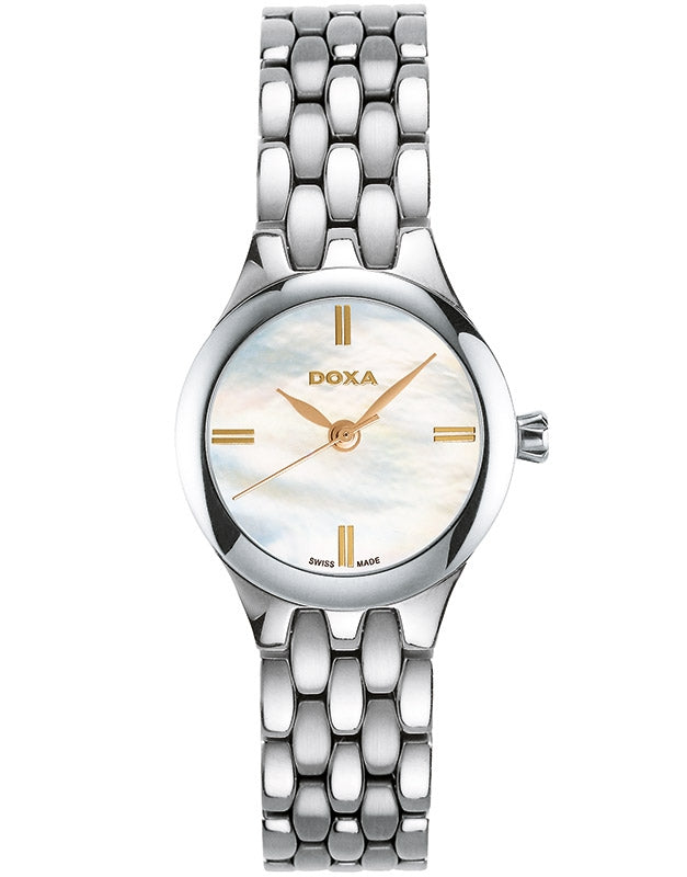 DOXA Chic Round 27mm Quartz 254.15.051R.10 Ladies Watch