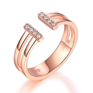 14K Rose Gold Wedding Band Anniversary Ring 0.04 Ct Diamond Fine Jewelry MKR7118