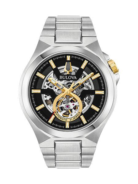 Bulova Men's Classic Automatic Skeleton Watch 98A224
