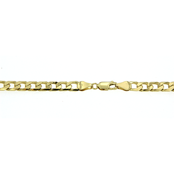 9CT CURB BRACELET 21CM MP4430