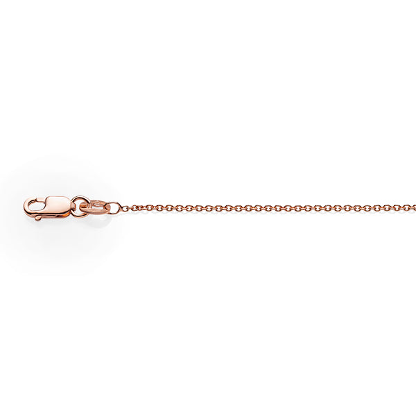 9CT Rose Gold 45cm Rolo Chain C101-9RL-045