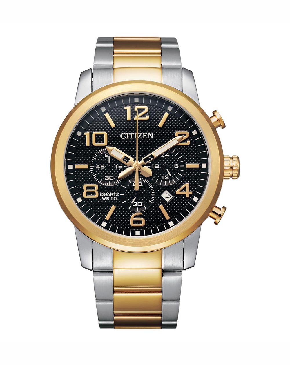 Citizen Men&#39;s Two Tone Quartz Chronograph Watch AN8054-50E