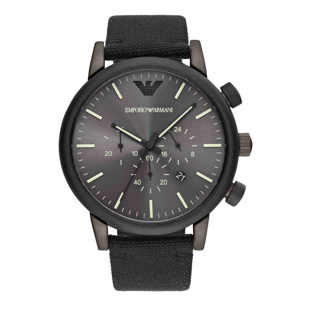 Emporio Armani Black Chronograph Watch AR11409