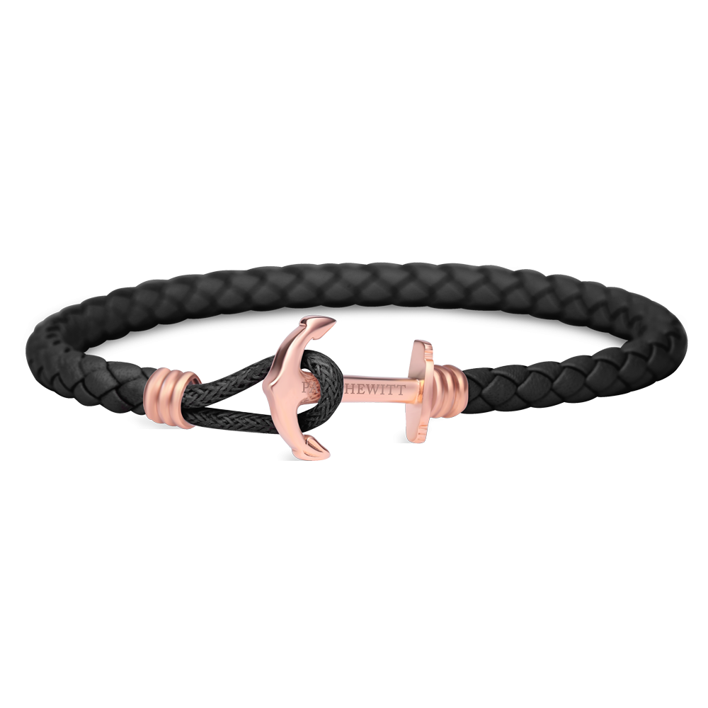PAUL HEWITT ANCHOR BRACELET PHREP LITE IP ROSE GOLD PH-PHL-L-R-B