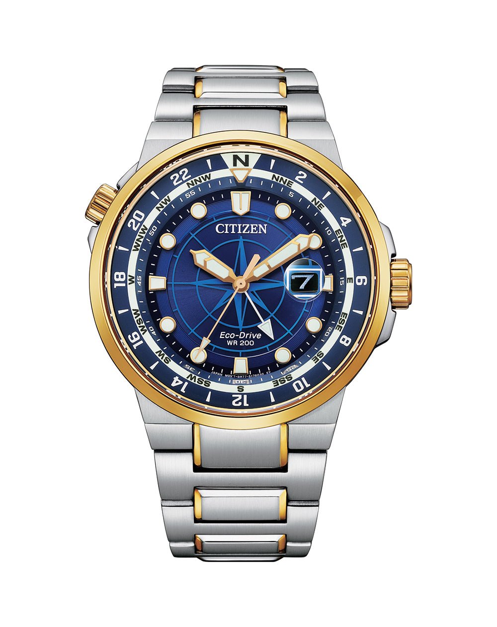 CITIZEN EcoDrive Dual Time Men s Watch BJ7144 52L