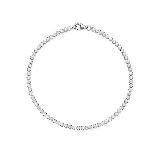 STERLING SILVER  Round CZ Tennis Bracelet CH16117