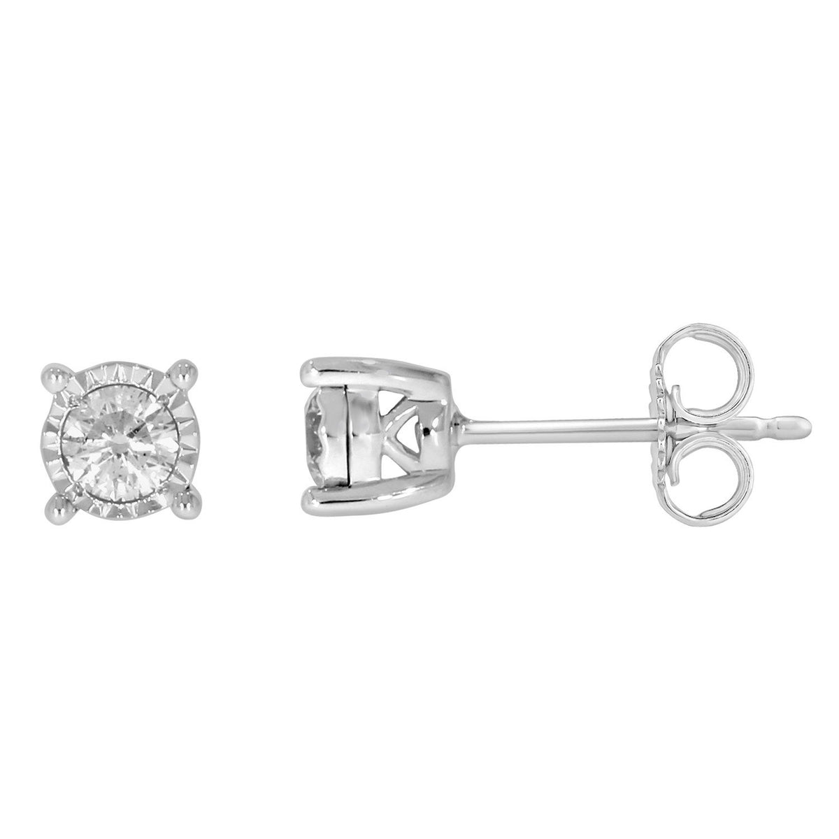 9ct WG diamond 0.20ct earrings studs