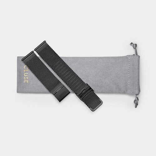 CLUSE 20mm Strap Black Mesh