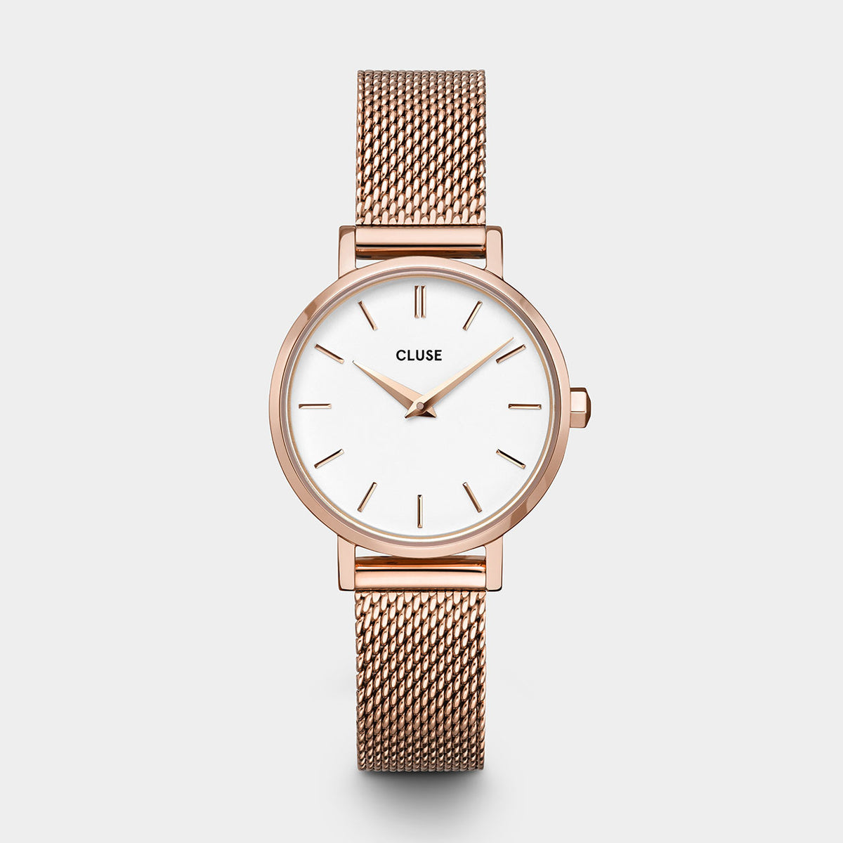 Cluse Boho Chic Petite Mesh Rose Gold / White CW0101211003