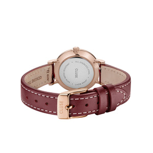 CLUSE Boho Chic Petite Rose Gold / Red Leather CW10504