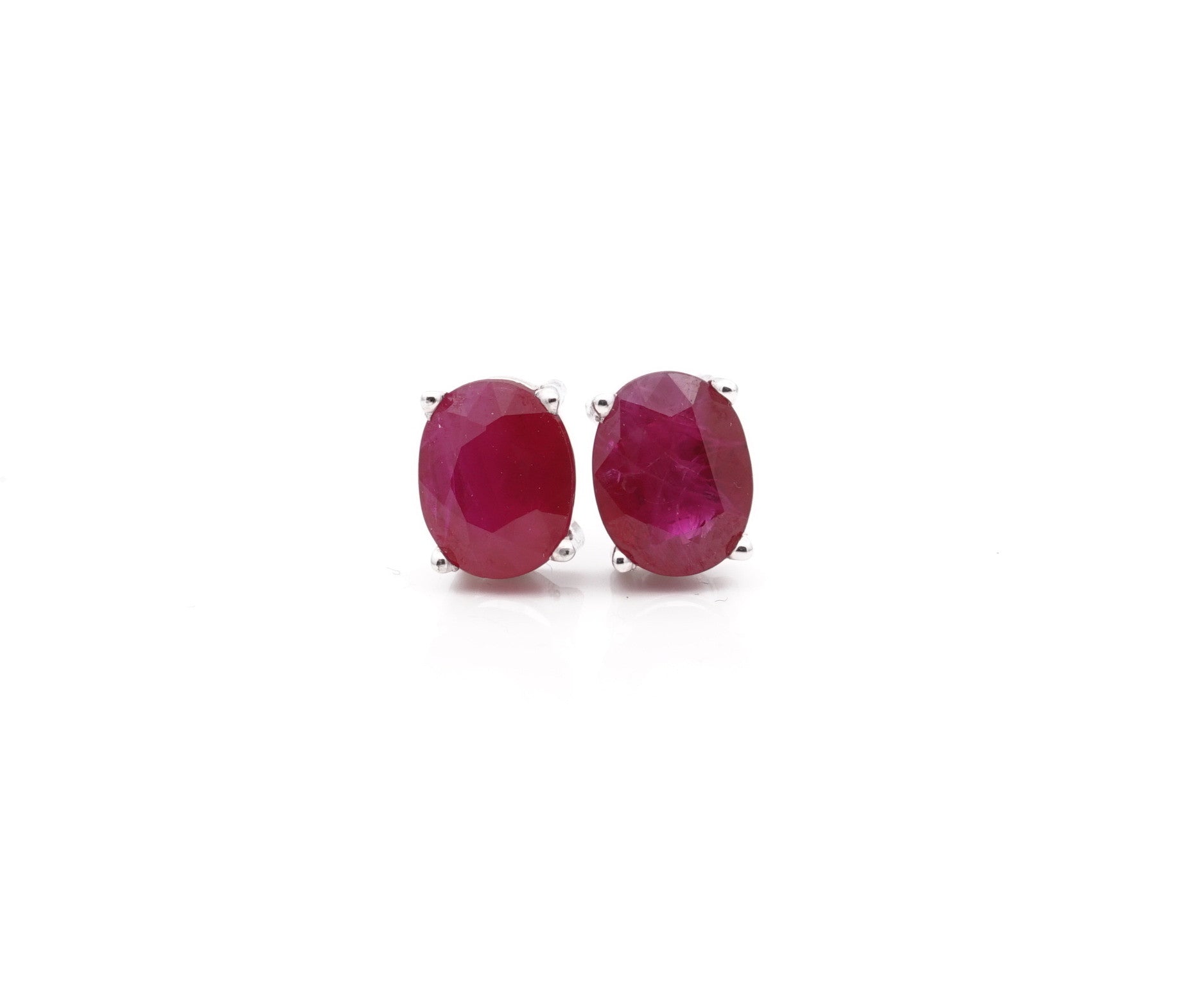 Ruby earrings clearance sale