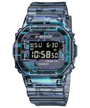 CASIO G-Shock Digital Glitch Effect Alarm DW5600NN-1D