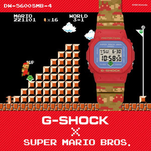 CASIO G-Shock Mario Bros Limited Edition DW5600SMB-4D