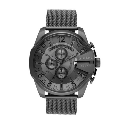DIESEL Mega Chief Chronograph Gunmetal Stainless Steel Watch DZ4527